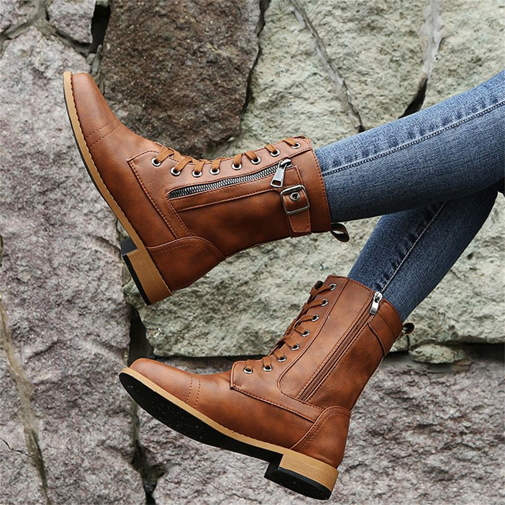 Bottes orthopédiques à fermeture éclair latérale Erica Toe