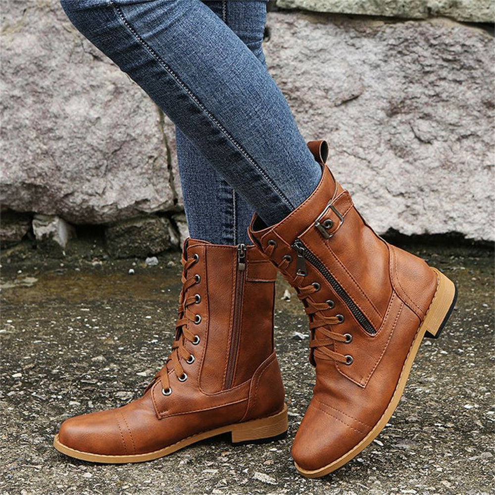 Bottes orthopédiques à fermeture éclair latérale Erica Toe