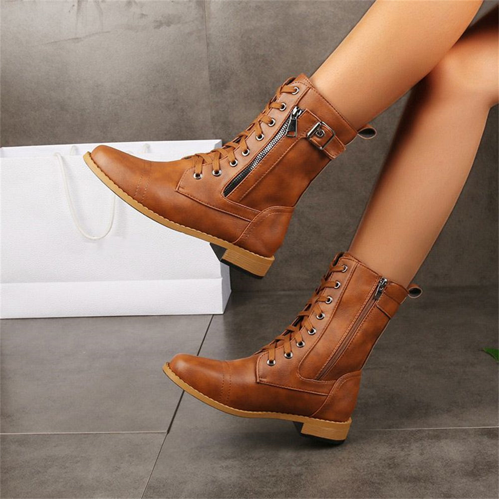 Bottes orthopédiques à fermeture éclair latérale Erica Toe