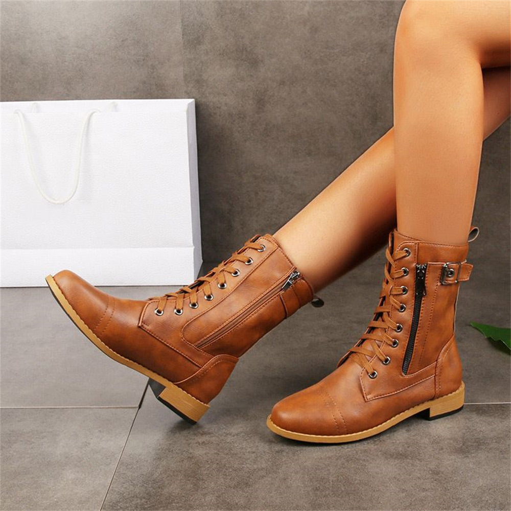Bottes orthopédiques à fermeture éclair latérale Erica Toe