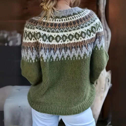 Charleston | Pull Doux à Motif Tissé