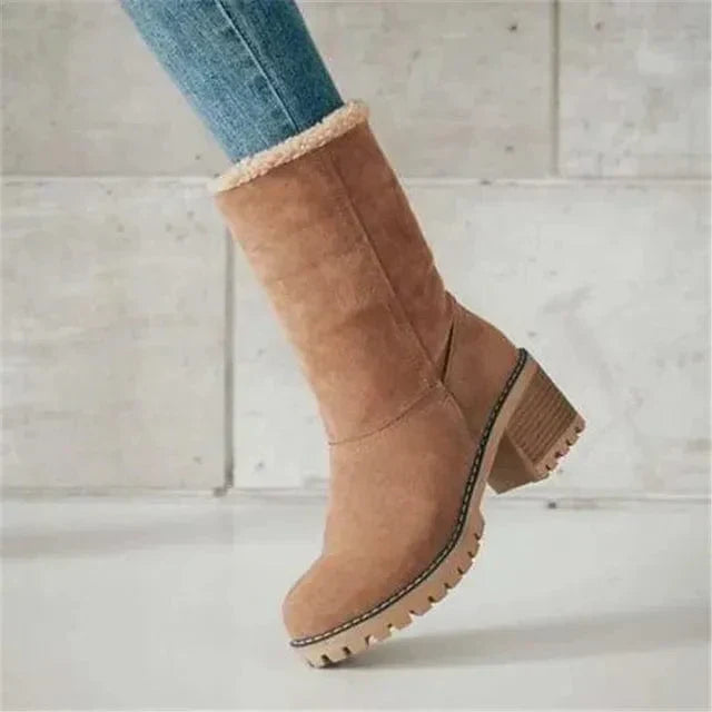 Claire® | Mid-Calf Wool Boots