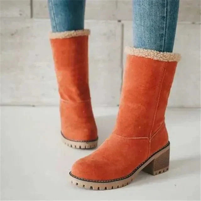 Claire® | Mid-Calf Wool Boots