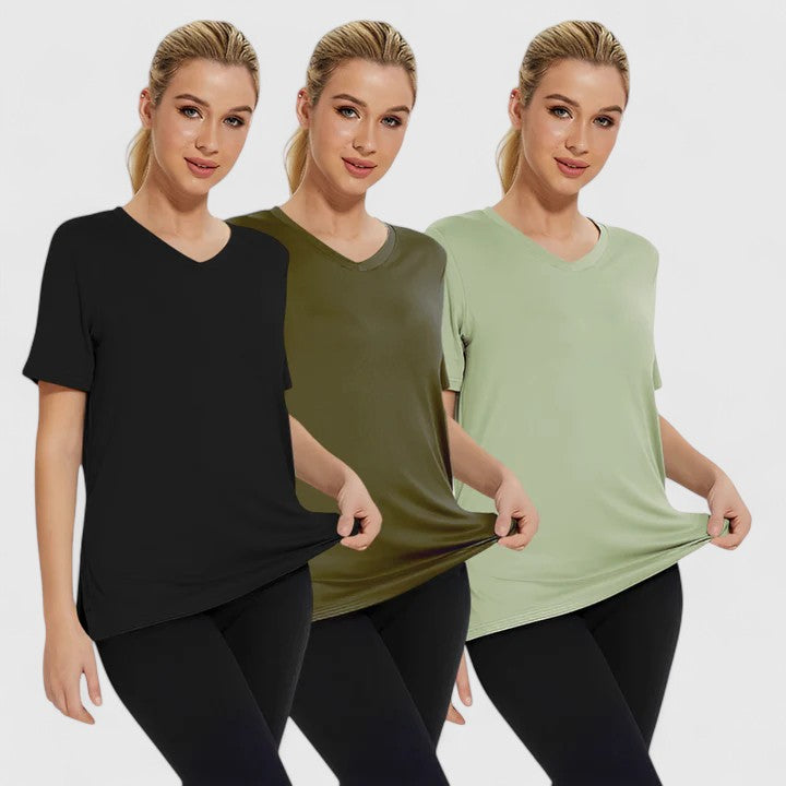 Samantha | Camiseta Cómoda (Paquete de 3)