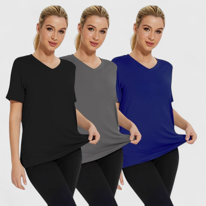 Samantha | Camiseta Cómoda (Paquete de 3)