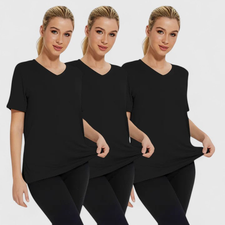 Samantha | Camiseta Cómoda (Paquete de 3)