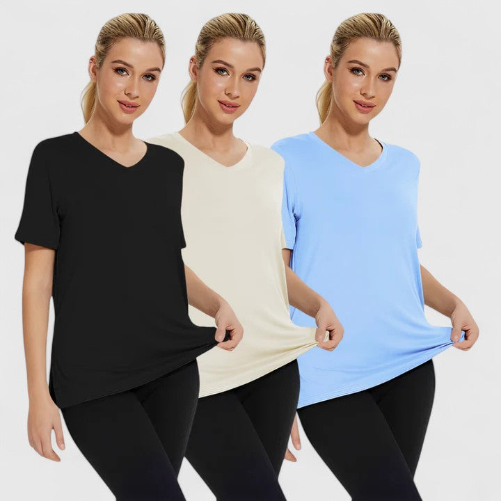 Samantha | Camiseta Cómoda (Paquete de 3)