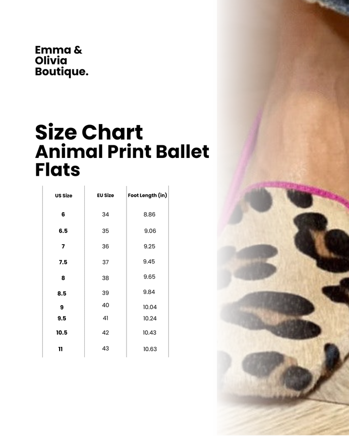 CHIC ANIMAL PRINT BALLET FLATS
