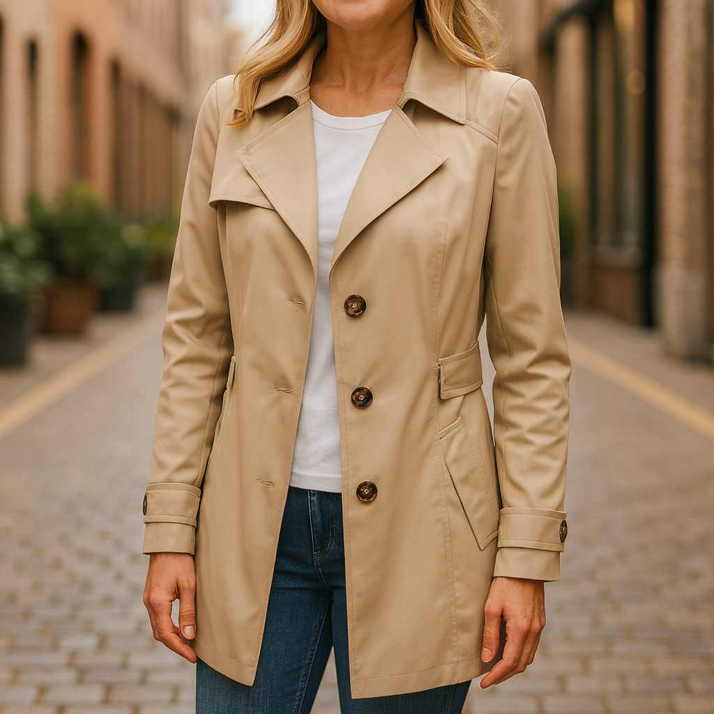 Jamie | Trench-coat Élégant d'Automne