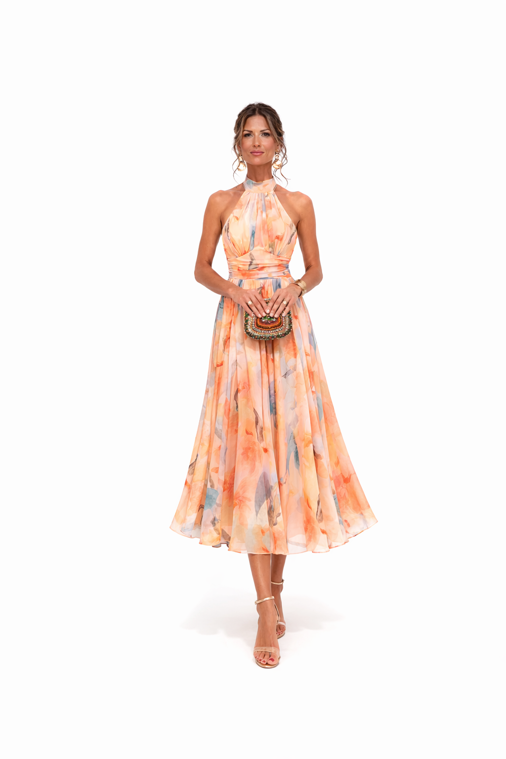 Esther™ | Robe Col Halter