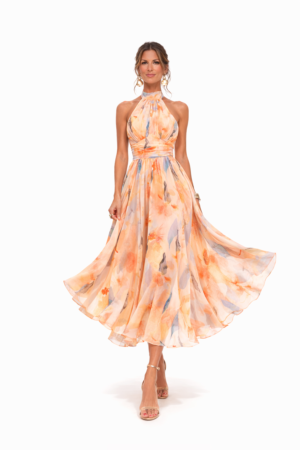 Esther™ | Robe Col Halter