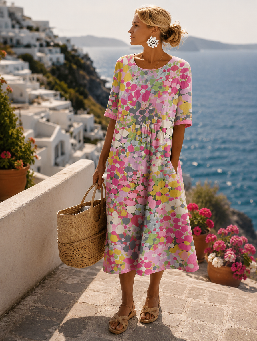 Jenna - Airy Midi Dress