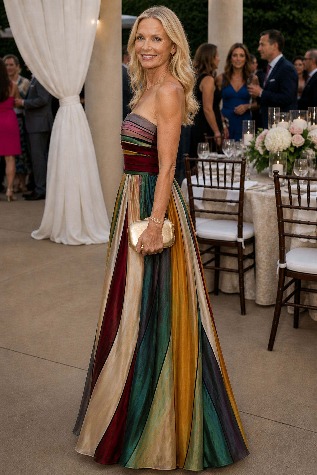 Effortless Strapless A-Line Dress