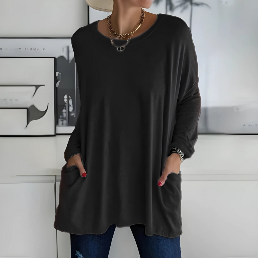 Sabrina | Pull en maille ample à poches
