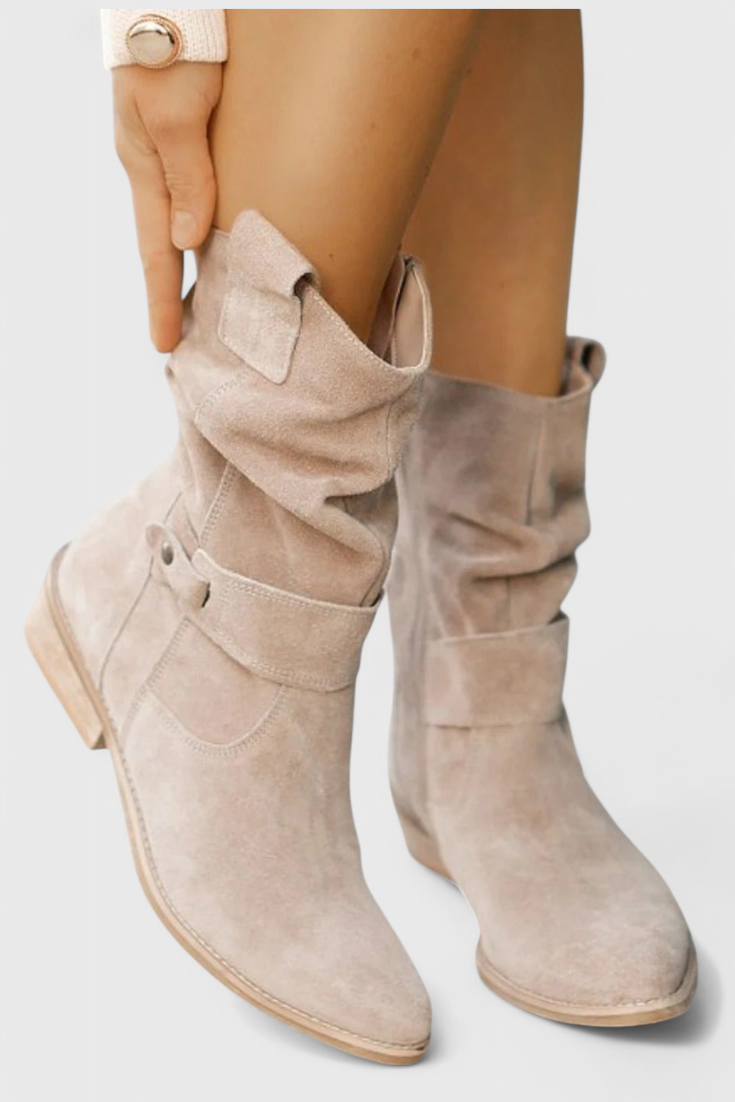 Kotníkové kozačky Aira Classic Suede