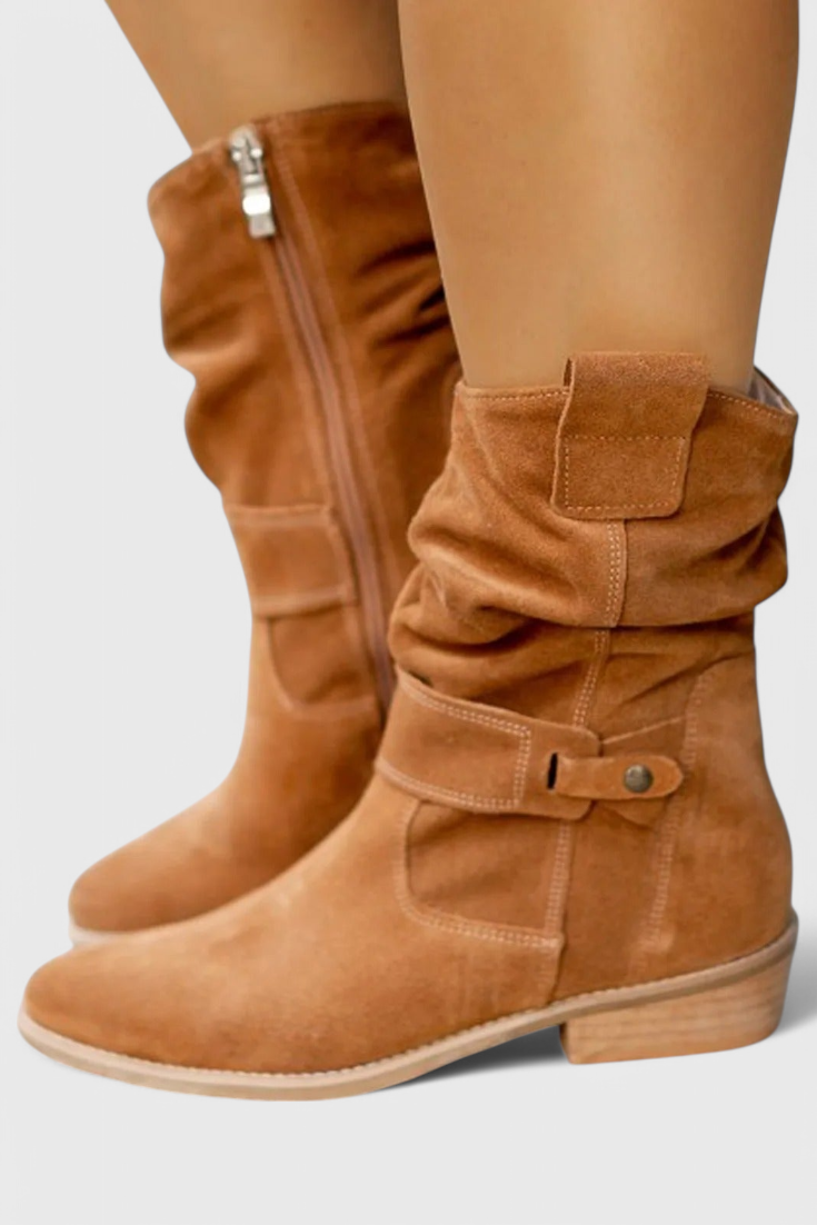 Kotníkové kozačky Aira Classic Suede