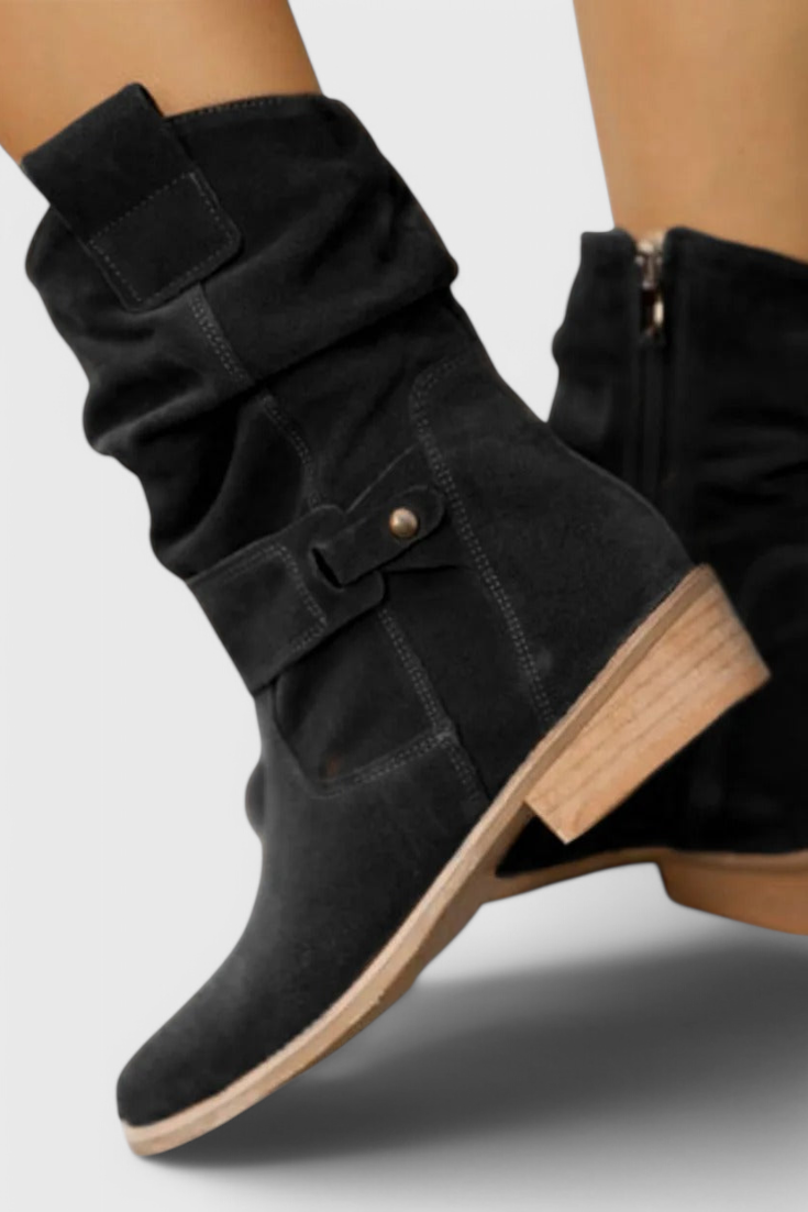 Kotníkové kozačky Aira Classic Suede