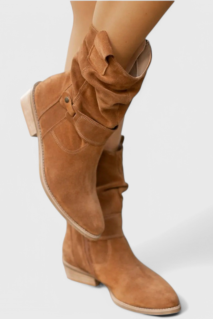 Kotníkové kozačky Aira Classic Suede