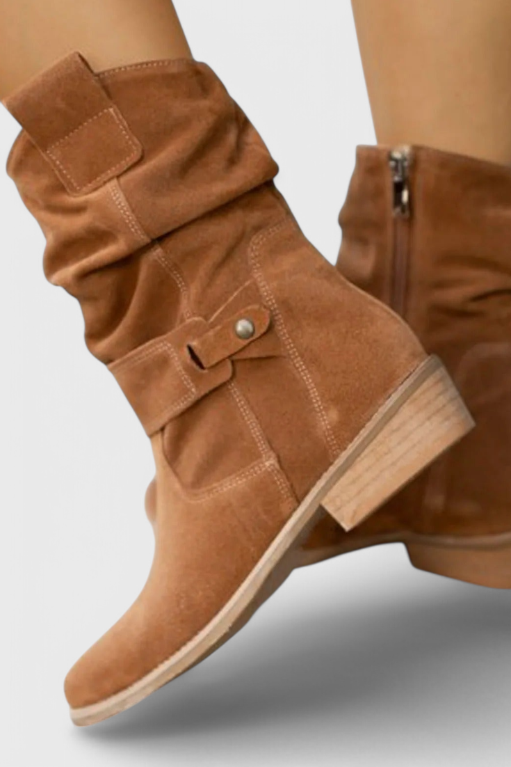Kotníkové kozačky Aira Classic Suede