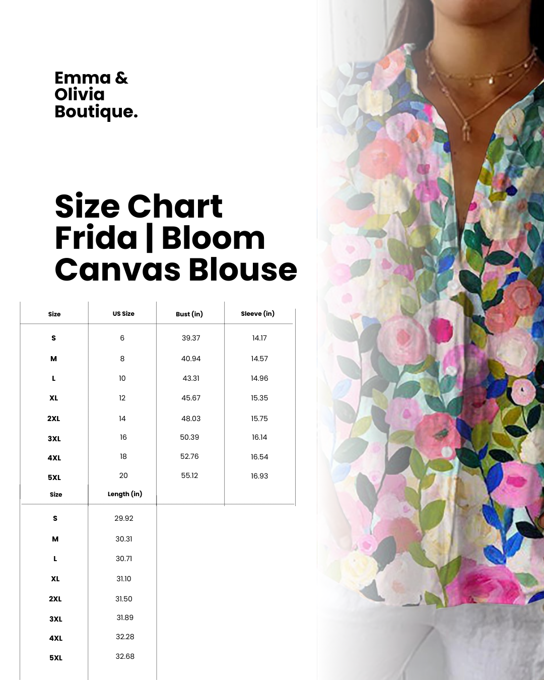 Frida | Plátěná halenka Bloom