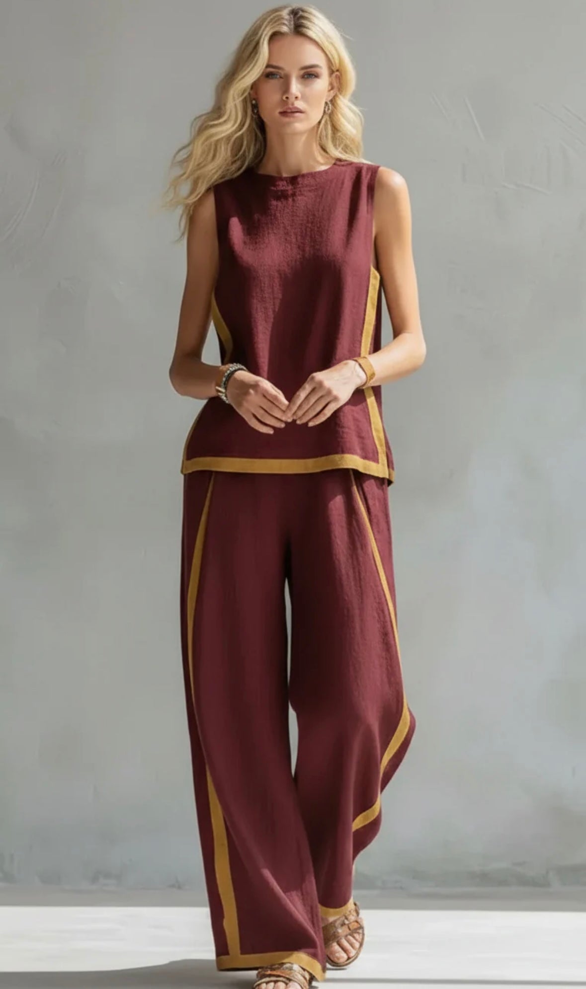 Claire - Chic Linen Set