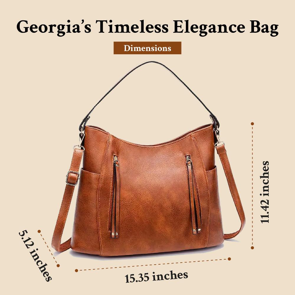 L'élégance intemporelle de Georgia | Sac à bandoulière vintage