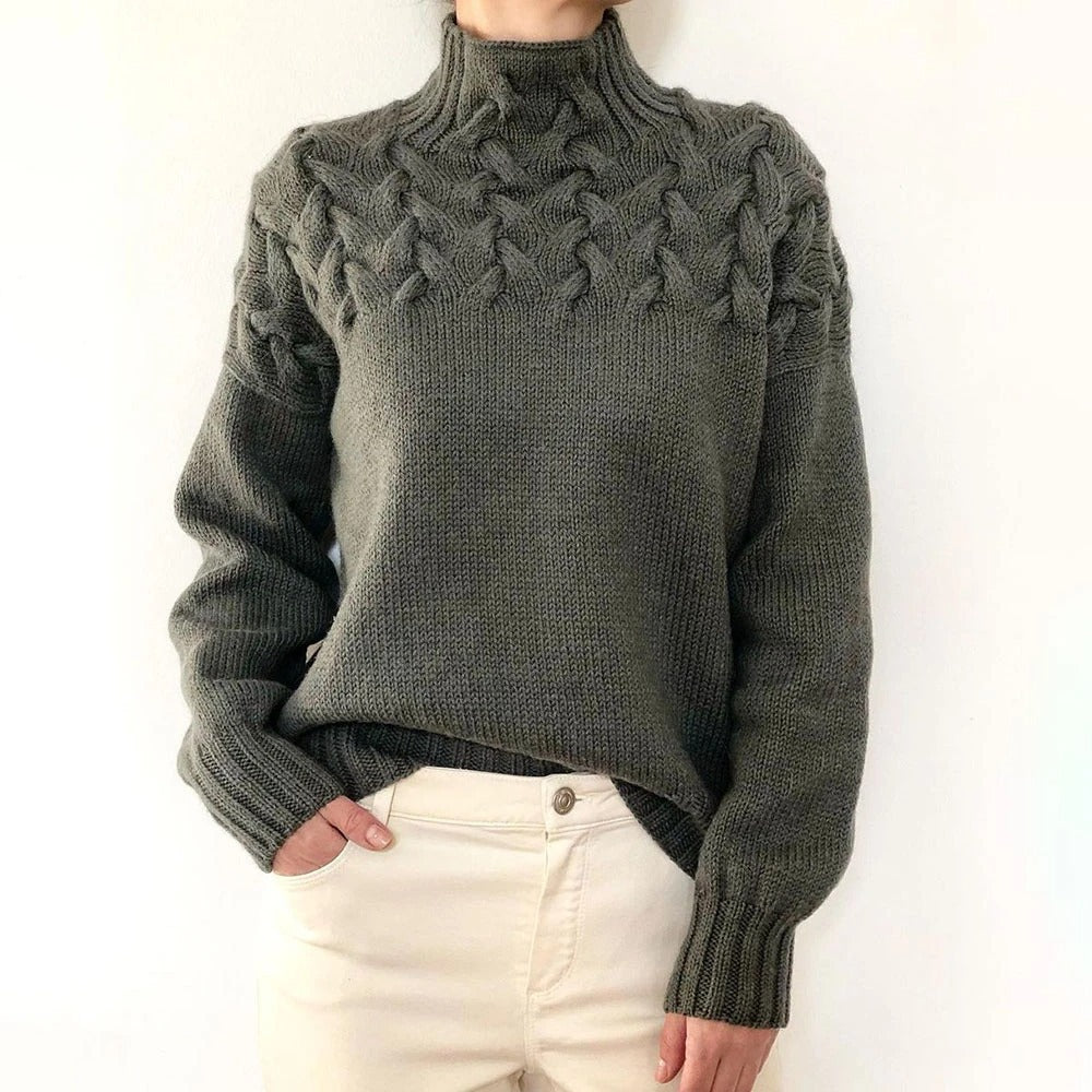 Elena | Col roulé tricoté chaud