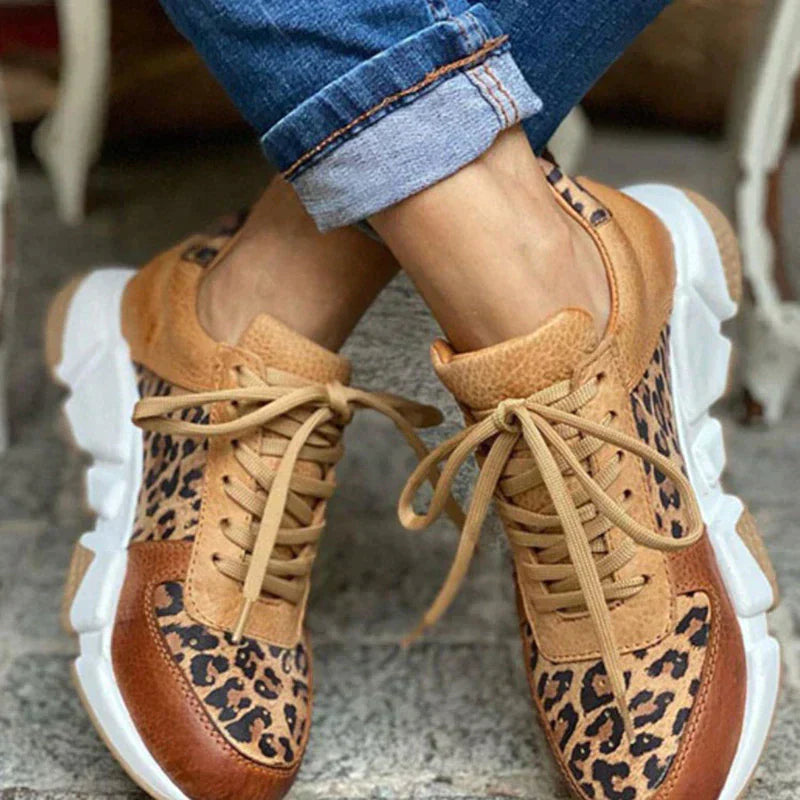 Crizzy – Pohodlné tenisky s leopardím vzorem