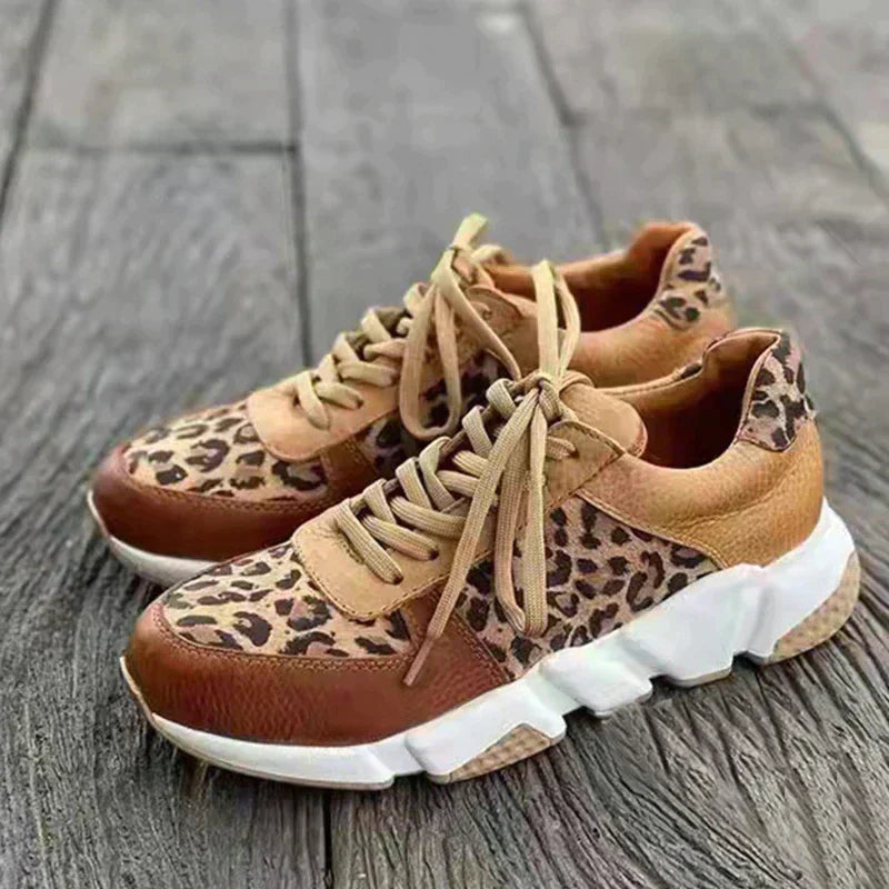Crizzy – Pohodlné tenisky s leopardím vzorem