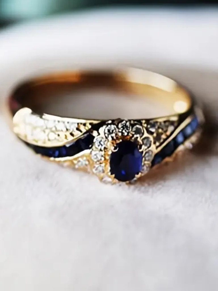 PRSTEN SANDY SAPPHIRE