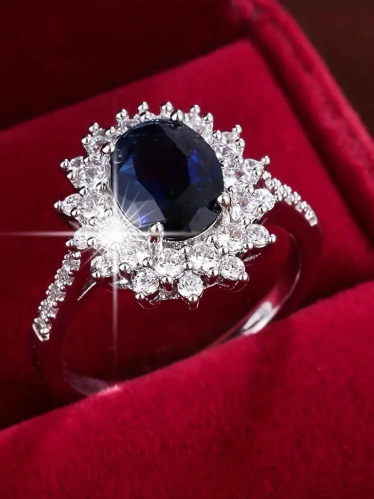 ANILLO LYRA ZAFIRO ELEGANTE