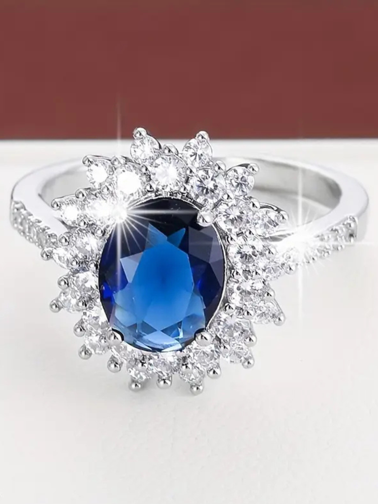 ANILLO LYRA ZAFIRO ELEGANTE