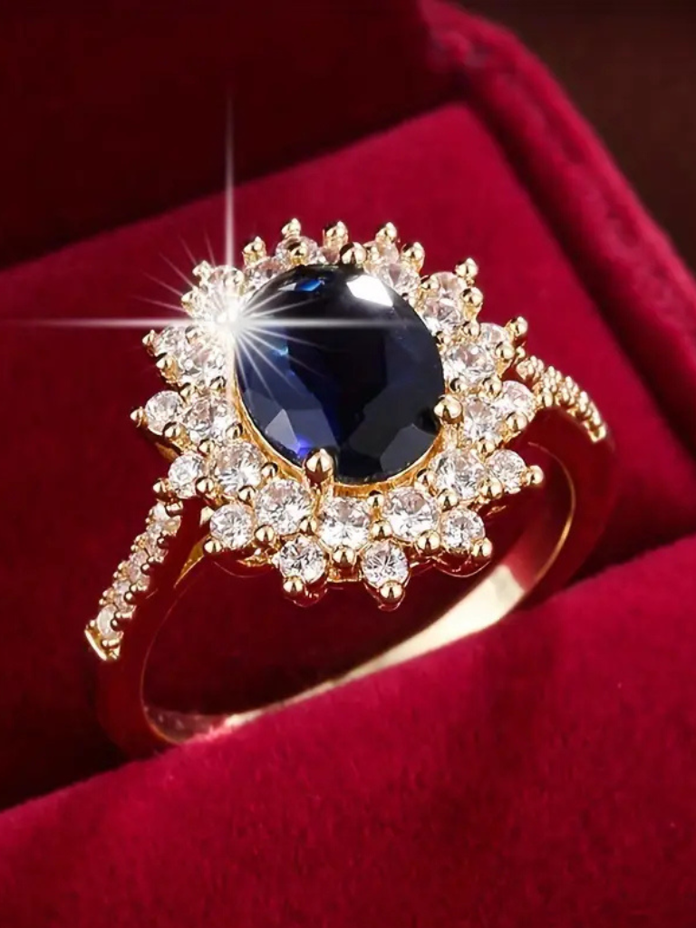 ANILLO LYRA ZAFIRO ELEGANTE