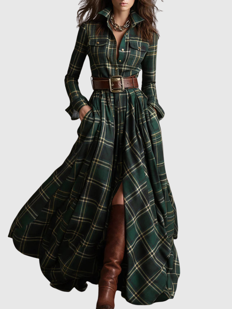 JASMIN VINTAGE FLOW MAXI DRESS