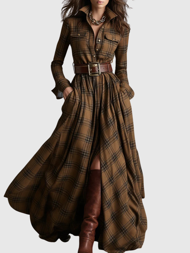 JASMIN VINTAGE FLOW MAXI DRESS