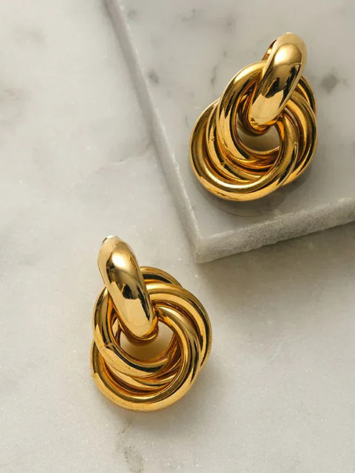 MIRELLE INTERLOCKING EARRINGS