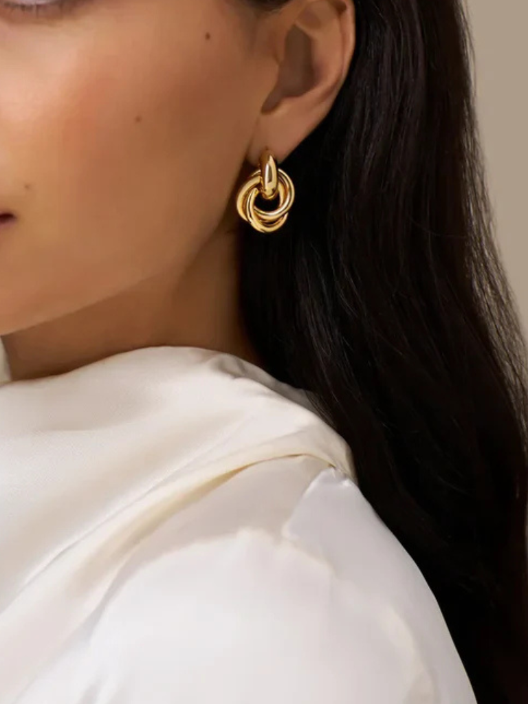 MIRELLE INTERLOCKING EARRINGS