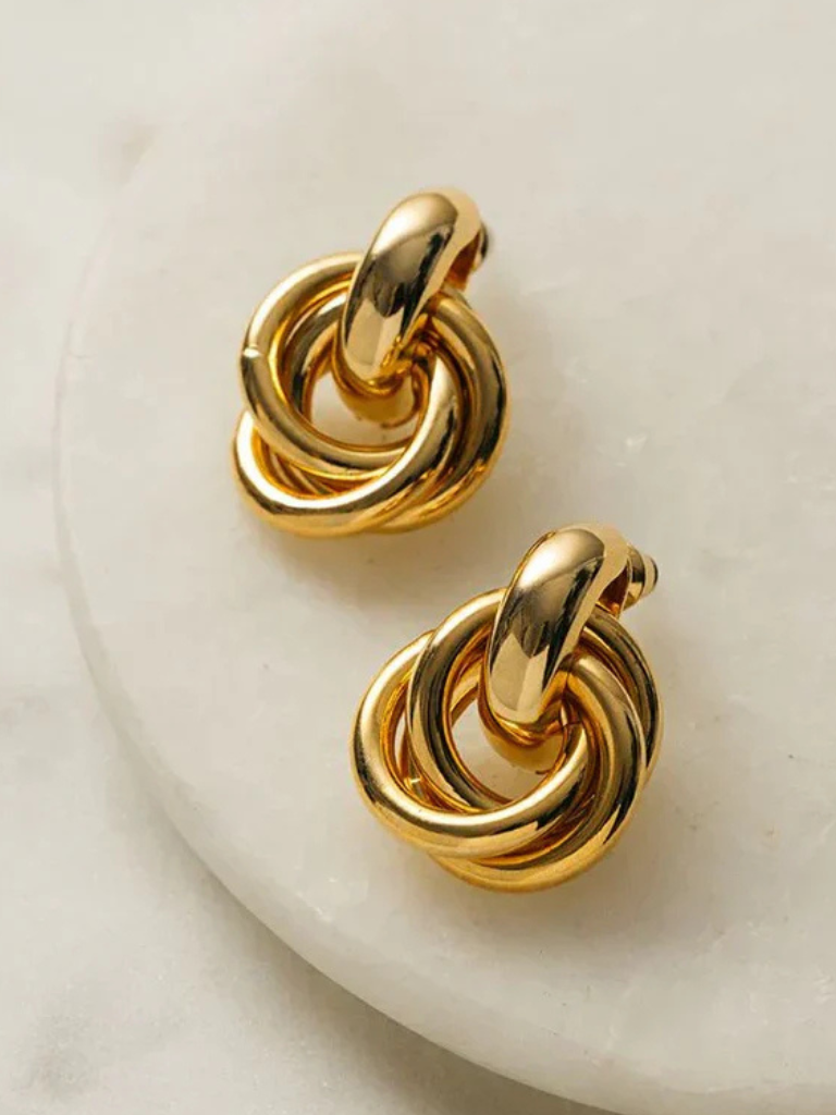 MIRELLE INTERLOCKING EARRINGS