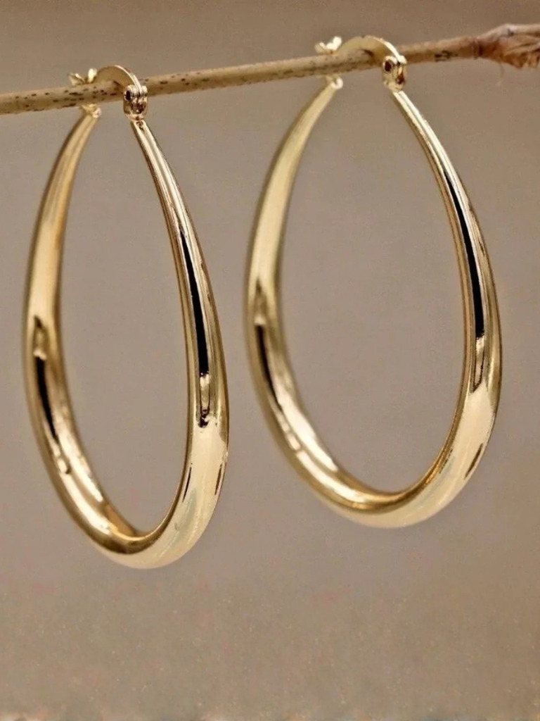 BOUCLES D'OREILLES VINTAGE CHELSEA DORÉES