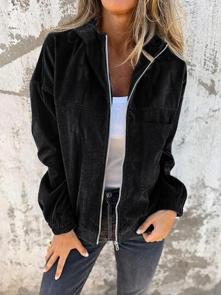 CHAQUETA CON CAPUCHA AMARA