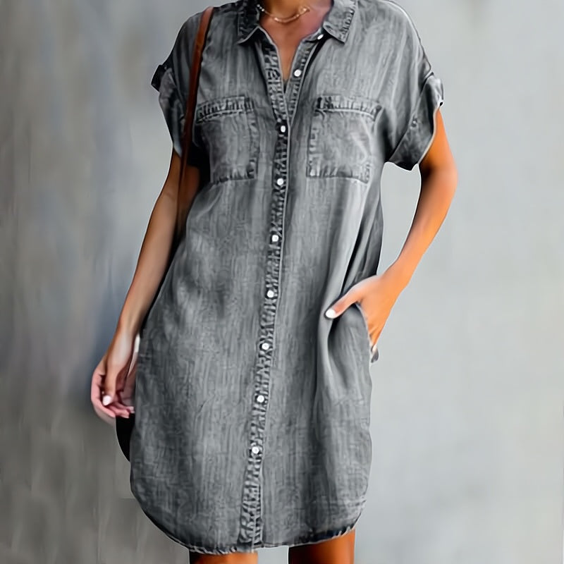 Beau Button-Down Shirt Dress