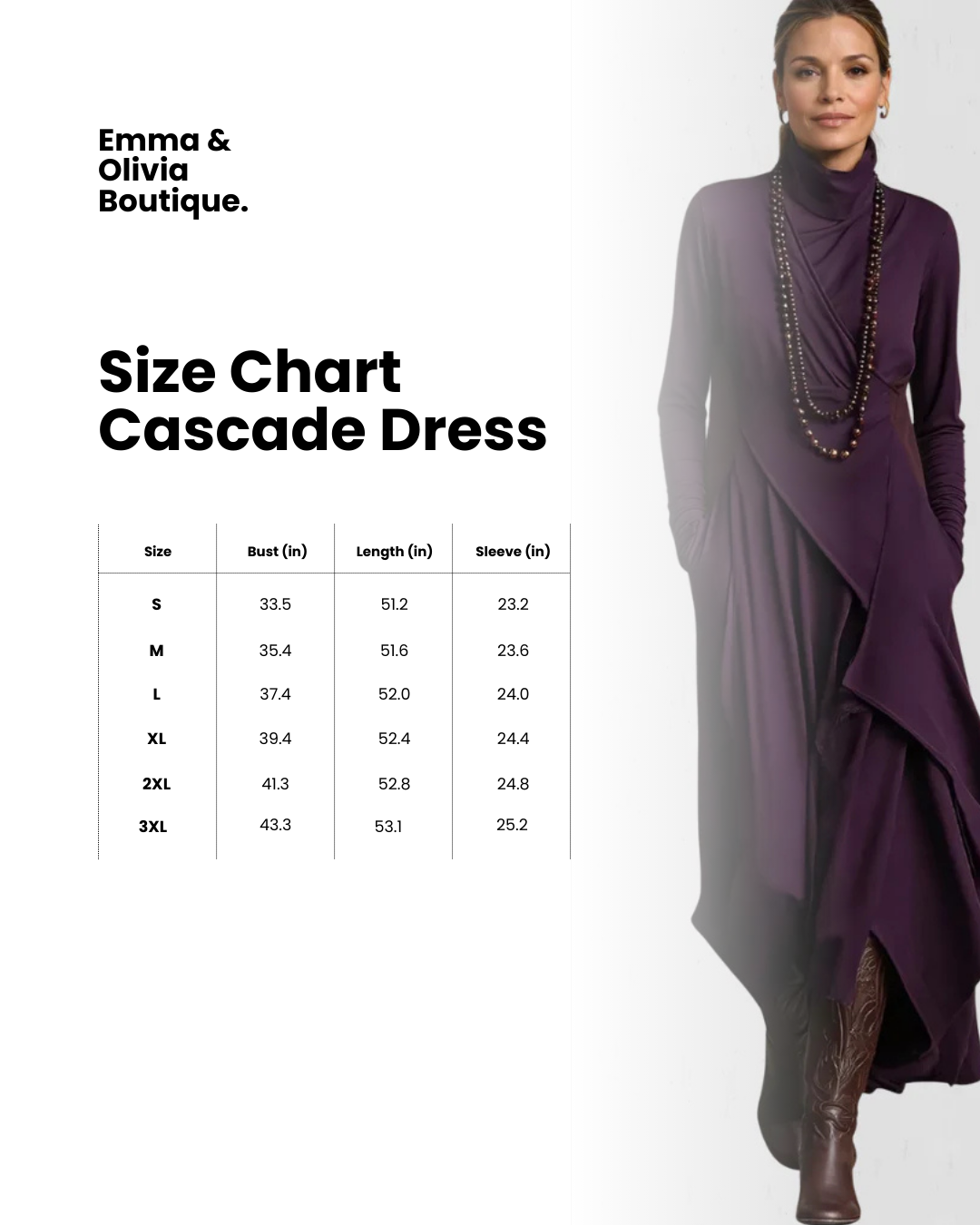 ROBE CLEMENTINE CASCADE
