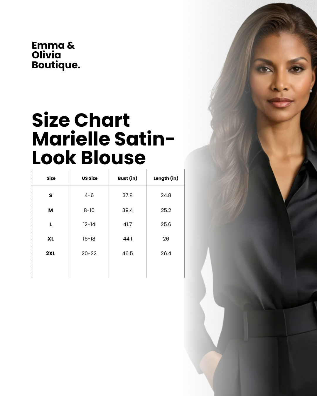 Blusa con acabado satinado Marielle