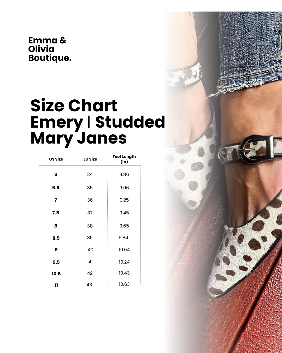Emery™ | Studded Mary Janes