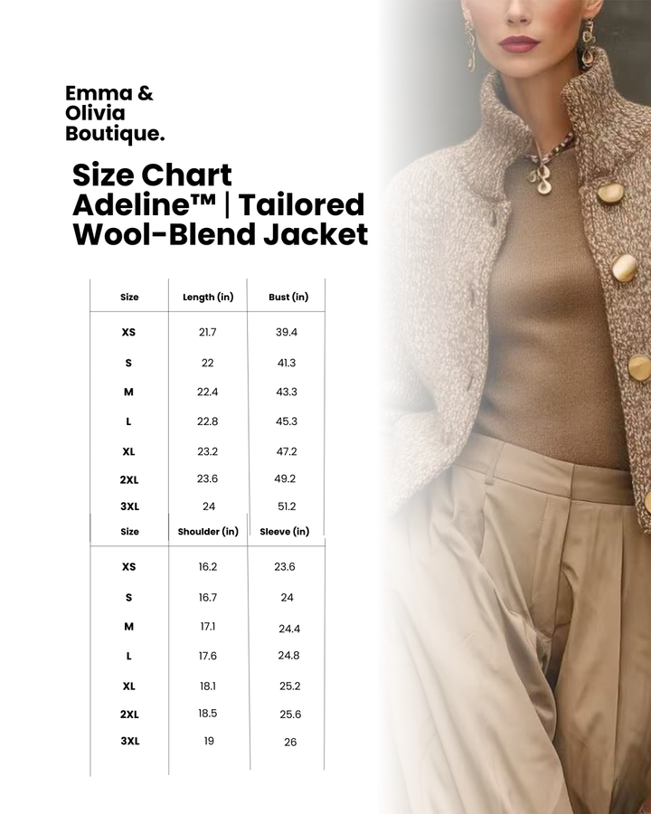 ADELINE™ | Tailored Wool-Blend Jacket