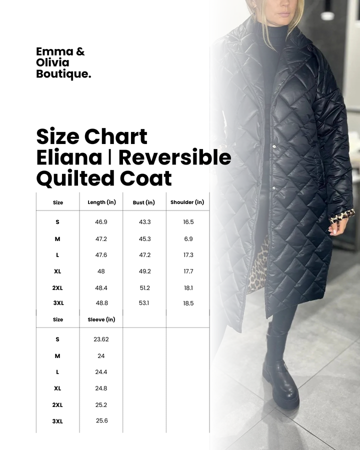 Eliana™ | Reversible Quilted Coat