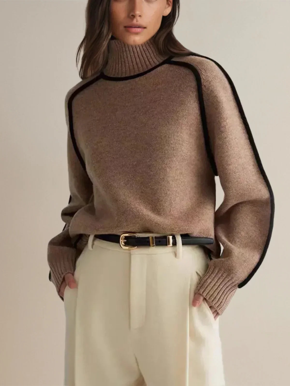 Donna | Chandail à col roulé élégant