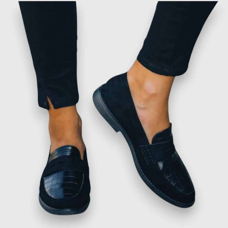 Alyana - Mocasines de Cuero Ortopédicos