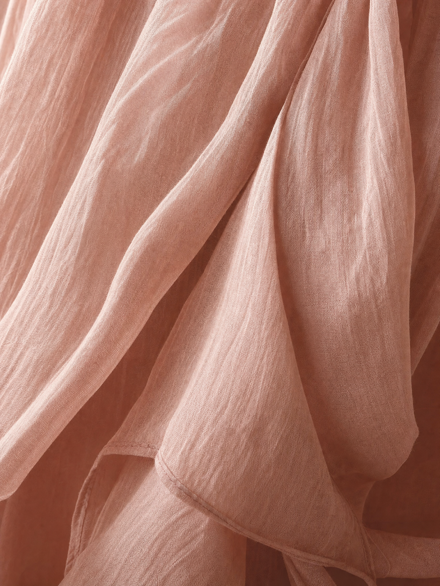 Women's Elegant Pink Cotton-Linen One-Shoulder Sleeveless Maxi Dress