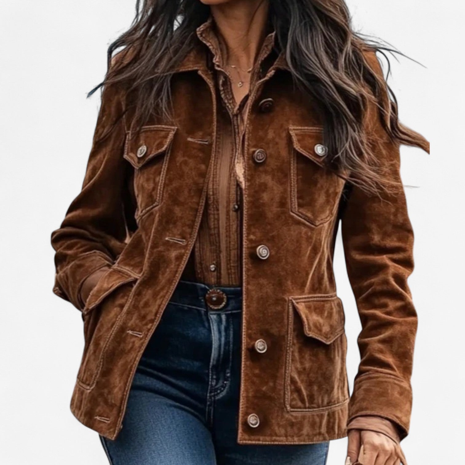 Kyla | Elegantní sako s knoflíkovou légou